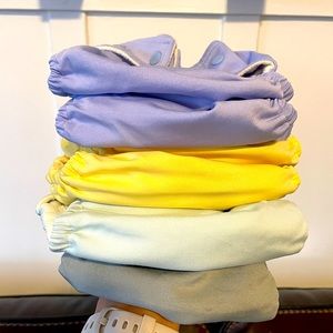 Kawaii Baby Cloth Diapers + bamboo Inserts